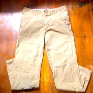 Khaki pants straight 33x32